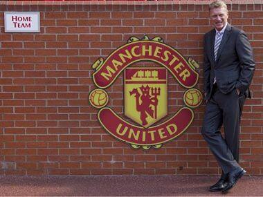 File photo of Moyes who took over from Ferguson at United. AP