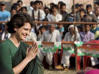 Congress suspends 2 for demanding Priyanka's candidature Congress suspends 2 for demanding Priyanka's candidature