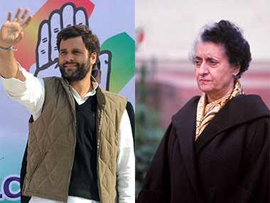 Rahul and Indira: Both authoritarian, both given a warning by India Rahul and Indira: Both authoritarian, both given a warning by India