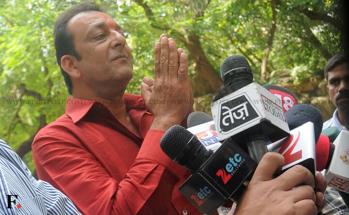Photos: Out on parole, Sanjay Dutt is all smiles at home 