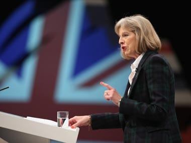Theresa May. Getty Images