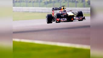 India GP: Vettel leads Red Bull one-two in first practice