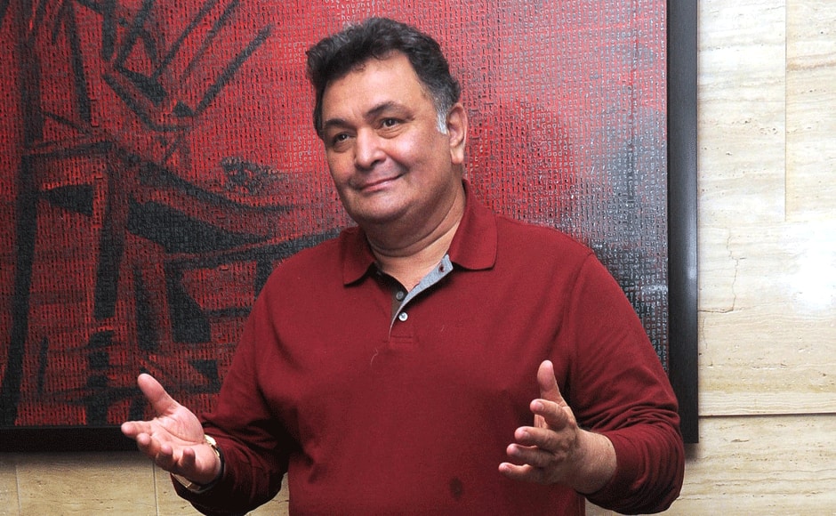 Rishi Kapoor at Asin's birthday bash. Sachin Gokhale/Firstpost