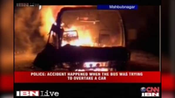 PM condoles death of Andhra's bus-tragedy victims