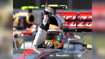 After boring jibe, Hamilton calls Vettel funny and a great champion