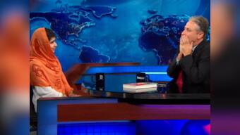 When Malala's answer to a question left Jon Stewart speechless