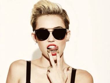 Miley Cyrus. AP image