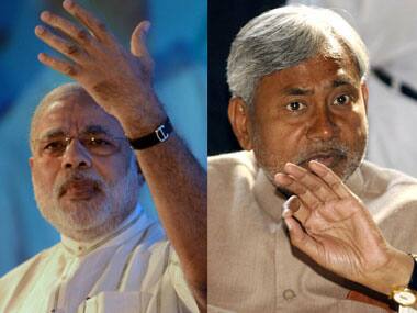 Narendra Modi and Nitish Kumar. Agencies.