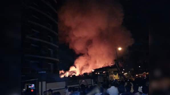 Mumbai: Huge fire breaks out in Mazgaon godown at Wadi Bunder area
