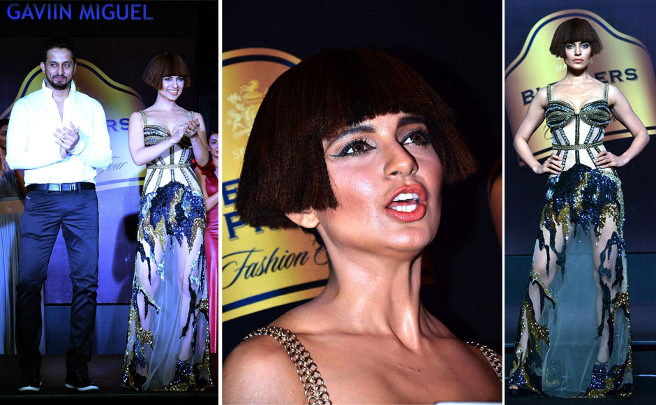 Photos: Kangana Ranaut dazzles on the ramp, nails warrior princess look Photos: Kangana Ranaut dazzles on the ramp, nails warrior princess look