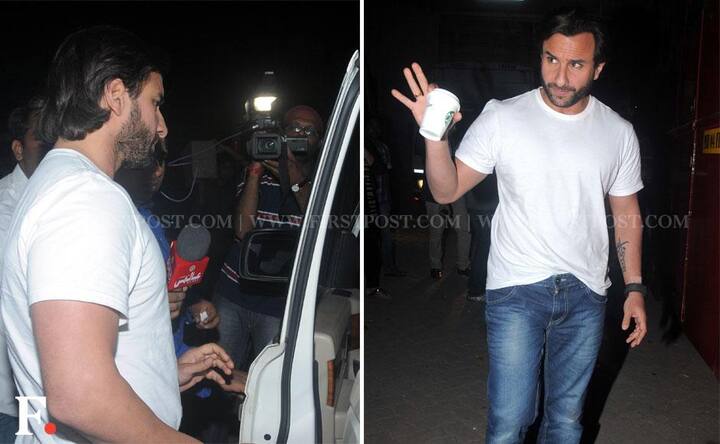 Photos: Saif Ali Khan spotted at Mehboob studios Photos: Saif Ali Khan spotted at Mehboob studios