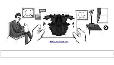 Look closely at Google's Rorschach doodle: What do you see?