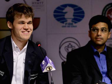 Carlsen draws first blood in World Chess C'ship as Anand falters Carlsen draws first blood in World Chess C'ship as Anand falters