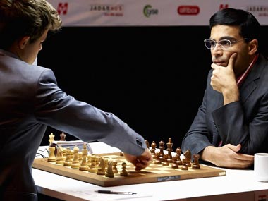 World Chess Champion Viswanathan Anand during launch of Mind News Photo  - Getty Images