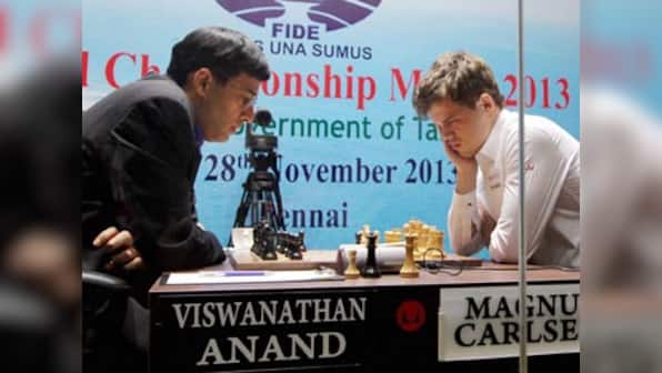 World Chess C'ship Game Three: Anand, with black, gives Carlsen a scare
