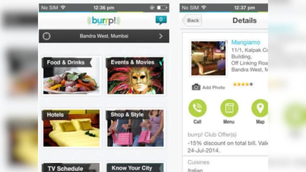 Now, burrp! is out with new version 2.0 app for Android and iOS 