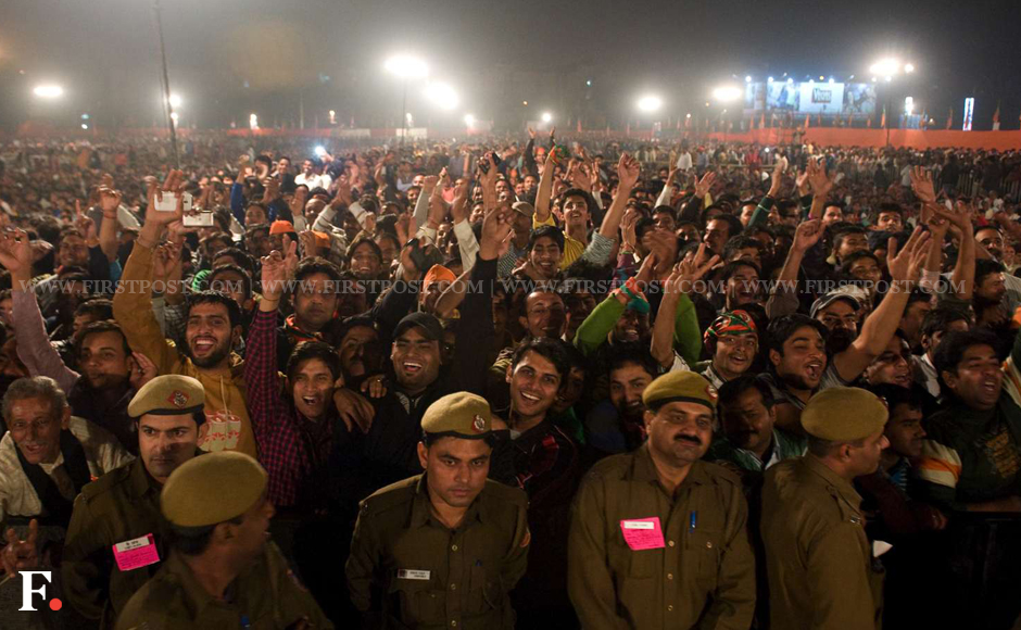 Images: Narendra Modi's rally in Delhi – Firstpost
