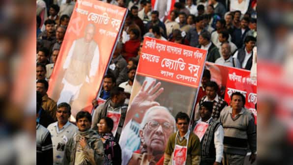 Former Bengal CM Jyoti Basu's statute vandalised in Howrah