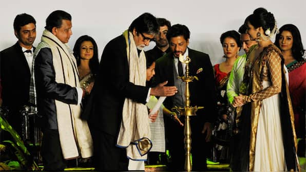 Amitabh Bachchan, SRK inaugurate Kolkata film festival