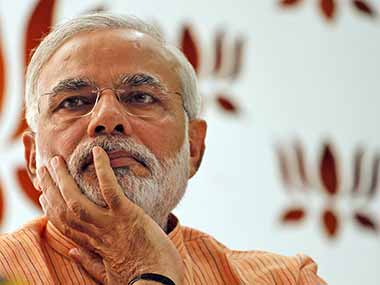 BJP's PM candidate Narendra Modi. AP