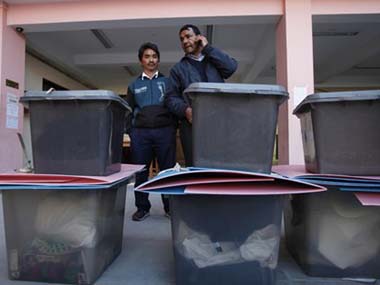 Nepal's Maoist party rejects elections citing 'irregularities' Nepal's Maoist party rejects elections citing 'irregularities'