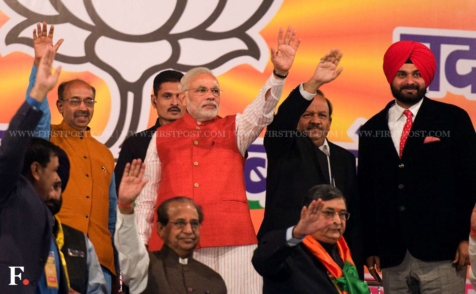 Images: Narendra Modi's rally in Delhi – Firstpost