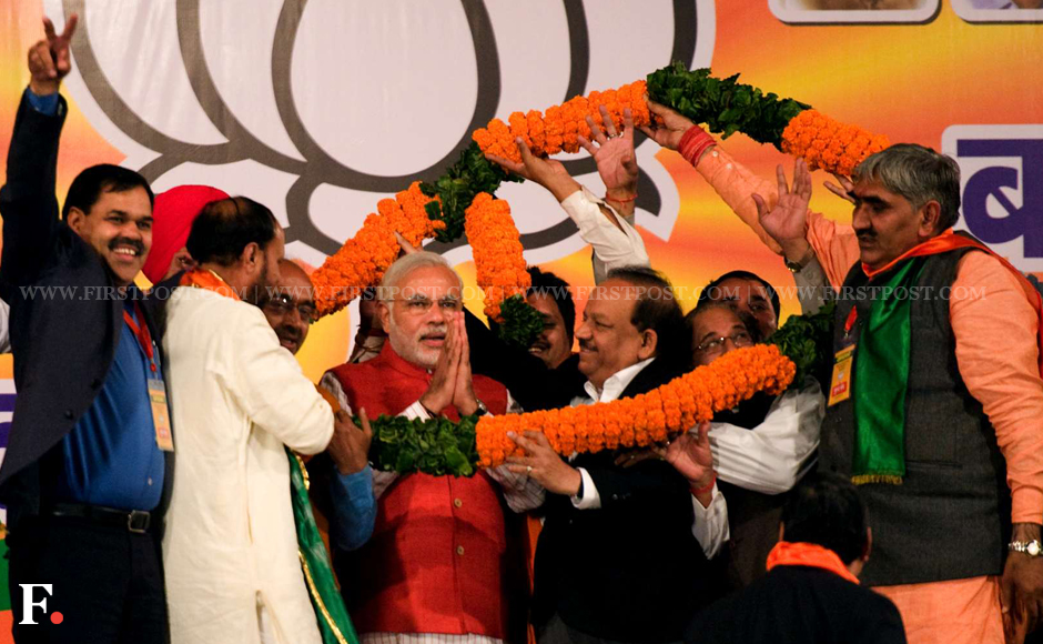 Images: Narendra Modi's rally in Delhi – Firstpost