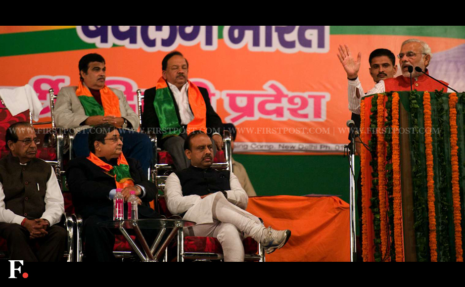 Images: Narendra Modi's rally in Delhi – Firstpost