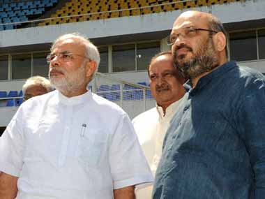 File image of Narendra Modi and Amit Shah. AFP