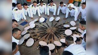 Admiral Joshi reviews passing out parade of 399 cadets