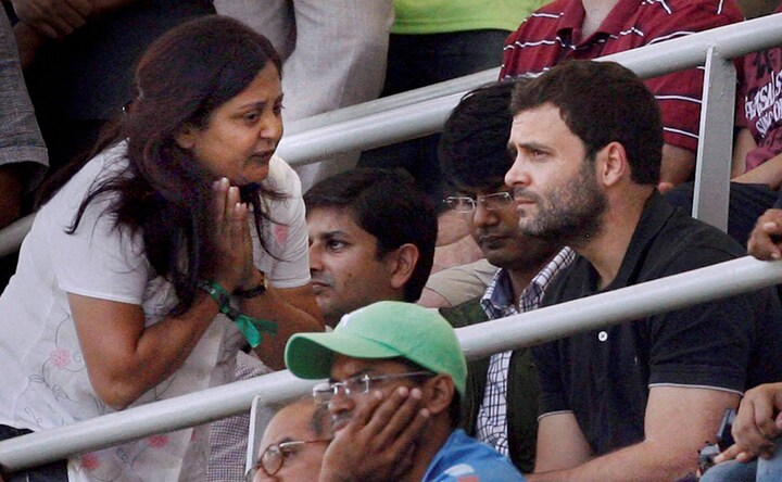 Photos: Rahul Gandhi takes time out from politics to watch Sachin