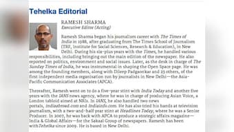 Tehelka picks Ramesh Sharma to replace Shoma Chaudhury