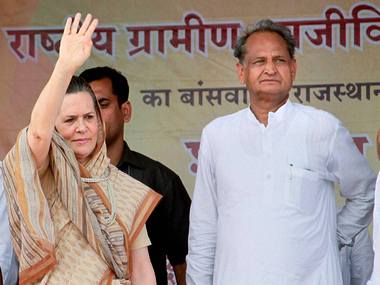 Congress works for the development of all: Sonia in Rajasthan Congress works for the development of all: Sonia in Rajasthan