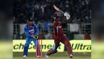 Sammy, dew and bad fielding help Windies level ODI series 1-1