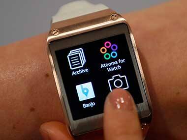 Galaxy Gear smartphone is seen in this file photo. AP