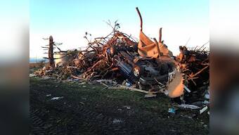 Five dead as dozens of tornadoes sweep across US midwest
