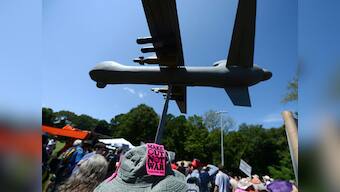 Amid anti-drone protests, US drone fires two missiles in Pakistan