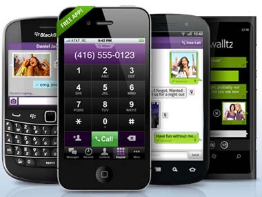 Screengrab of Viber on phones. Image courtesy Viber website