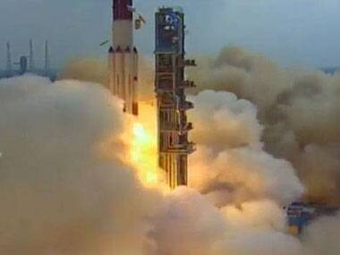 A screengrab of the rocket being launched. 