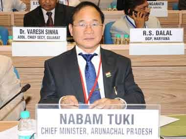 Arunachal Pradesh Chief Minister Nabam Tuki. Image courtesy PIB