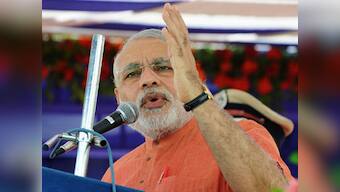 Modi's Agra rally: Riots accused felicitated, 'vote bank politics' bashed