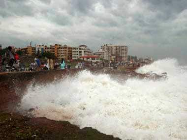 Phailin fury. PTI