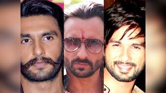 Let's cheer for Bollywood's Movember men — Ranveer, Shahid and Saif 