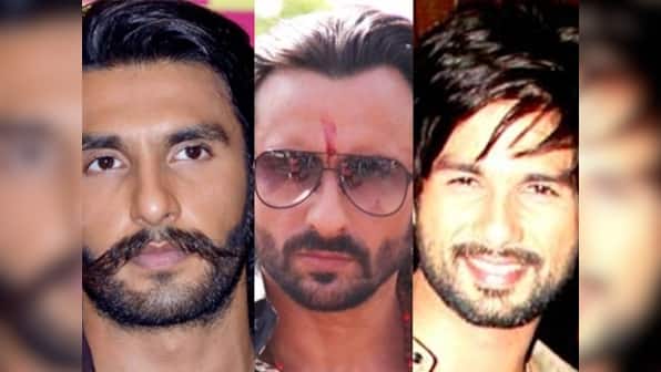 Let's cheer for Bollywood's Movember men — Ranveer, Shahid and Saif 