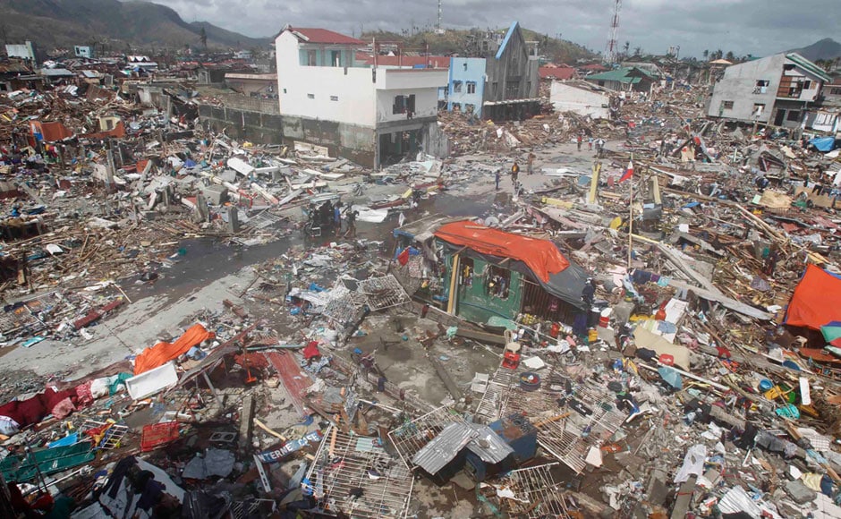 Photos: Typhoon Haiyan's trail of destruction in Philippines - Photos ...