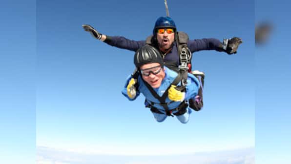 On 100th birthday, US man gifts himself skydiving lessons
