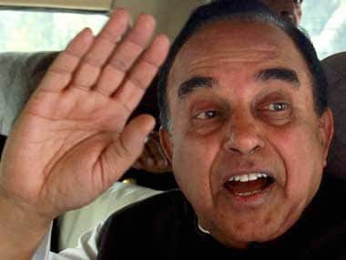 BJP leader Subramanian Swamy. Reuters
