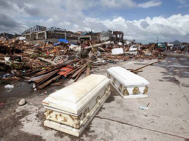 Devastation caused by Typhoon Haiyan. Reuters image