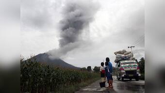 Mount Sinabung volacano erupts in Indonesia, 20,000 evacuated 
