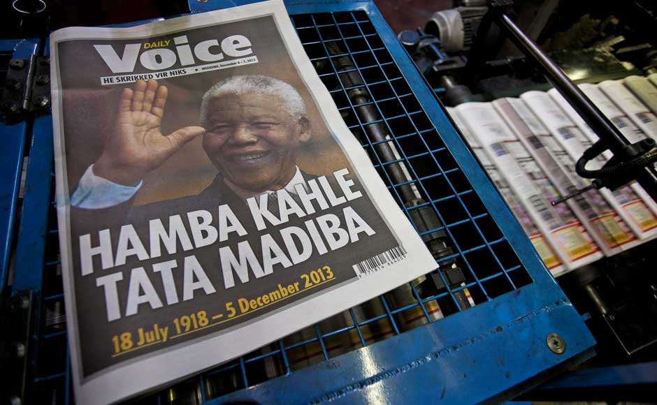 Photos: How newspapers in Africa bid farewell to Madiba Photos: How newspapers in Africa bid farewell to Madiba